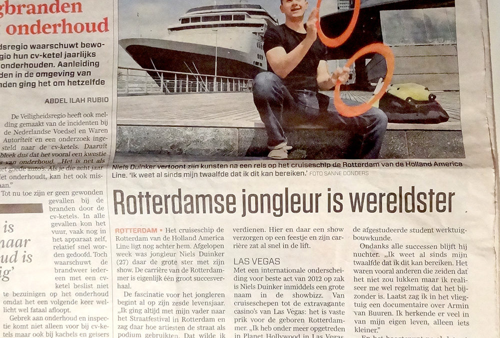 Juggler from Rotterdam is a Super Star